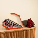 Floward Valentines Day Half Heart Chocolate Box | Shimmering Red Arrangement