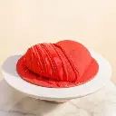 Love You Red Heart Cake