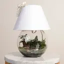 Enchanting Garden Lamp | Closed Terrarium