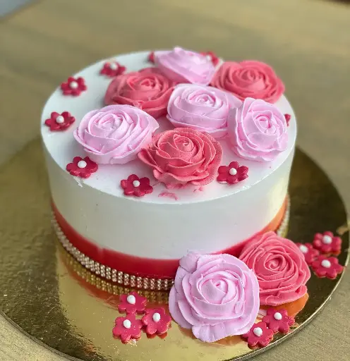 Cute Flower theme Cake